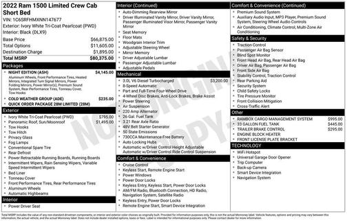 2022 RAM 1500 Limited