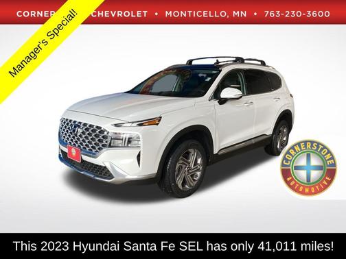 Serenity White Pearl 2023 Hyundai SANTA FE SEL