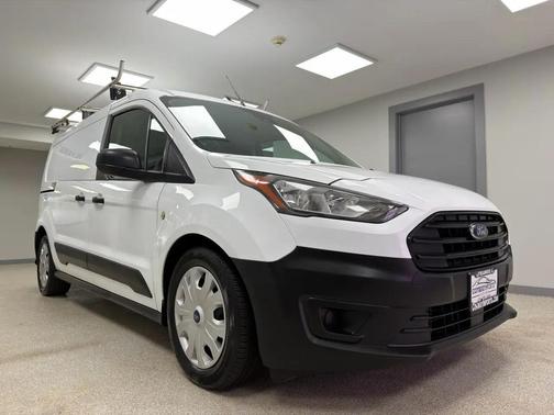 Frozen White 2020 Ford Transit Connect XL Cargo Van
