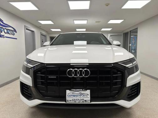 Carrara White 2021 Audi Q8 55 Premium