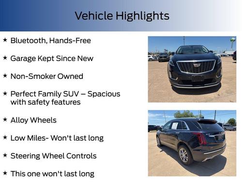 Dark Moon Blue Metallic 2021 Cadillac XT5 Premium Luxury