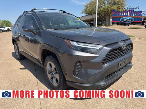 Gray 2022 Toyota RAV4 Hybrid XLE