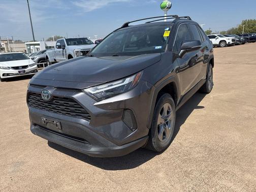 Gray 2022 Toyota RAV4 Hybrid XLE