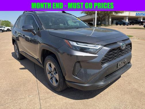 Gray 2022 Toyota RAV4 Hybrid XLE