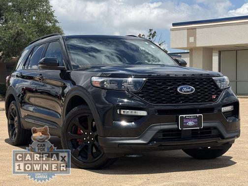 AGATE BLACK METALLIC 2023 Ford Explorer ST
