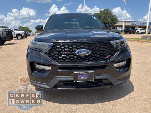 AGATE BLACK METALLIC 2023 Ford Explorer ST