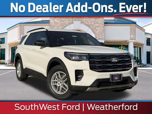 Star White Metallic Tri-Coat 2027 Ford Explorer Active