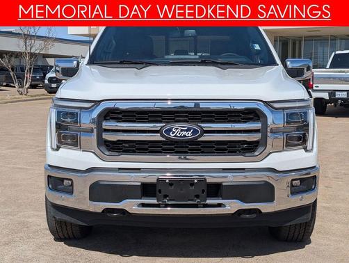 Star White Metallic Tri-Coat 2025 Ford F-150 Lariat