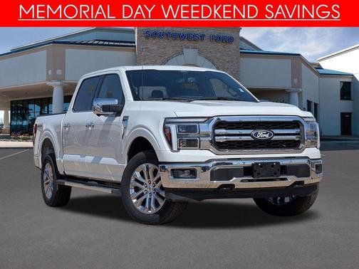 Star White Metallic Tri-Coat 2025 Ford F-150 Lariat