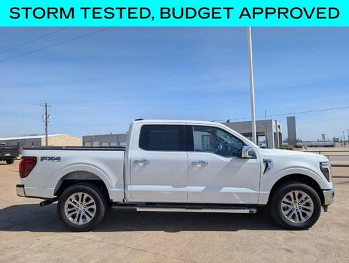 Star White Metallic Tri-Coat 2025 Ford F-150 Lariat