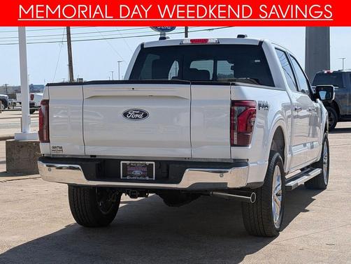 Star White Metallic Tri-Coat 2025 Ford F-150 Lariat