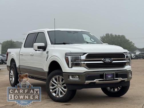 Star White Metallic Tri-Coat 2025 Ford F-150 King Ranch