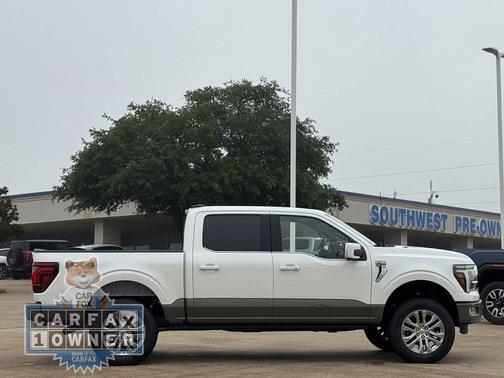 Star White Metallic Tri-Coat 2025 Ford F-150 King Ranch