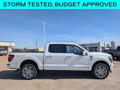 Star White Metallic Tri-Coat 2025 Ford F-150 Platinum