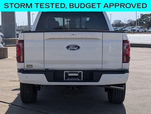 Star White Metallic Tri-Coat 2025 Ford F-150 Platinum