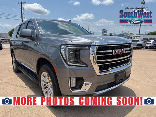Satin Steel Metallic 2021 GMC Yukon SLT