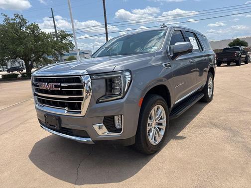 Satin Steel Metallic 2021 GMC Yukon SLT