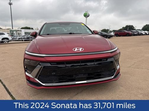 Ultimate red 2024 Hyundai SONATA SEL