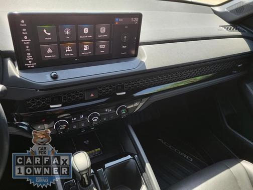 White 2025 Honda Accord Hybrid Sport-L