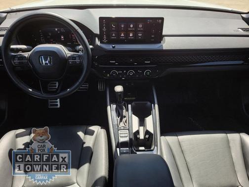 White 2025 Honda Accord Hybrid Sport-L