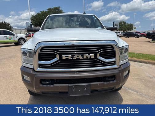 Bright White Clearcoat 2018 RAM 3500 Longhorn