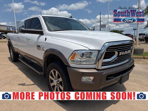 Bright White Clearcoat 2018 RAM 3500 Longhorn