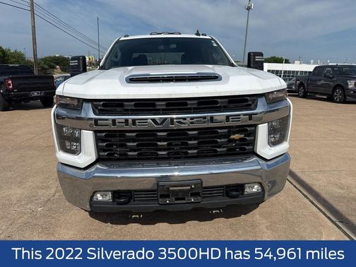 Summit White 2022 Chevrolet Silverado 3500 LT