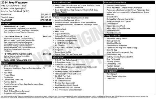 2024 Jeep Wagoneer Base