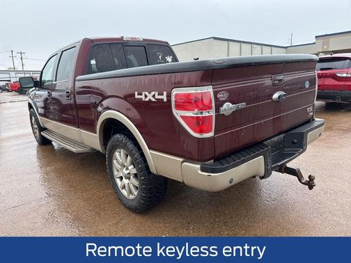 Red 2010 Ford F-150 Lariat