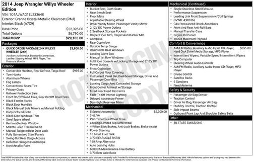 2014 Jeep Wrangler Sport