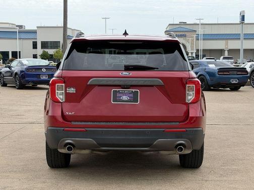 Rapid Red Metallic Tinted Clearcoat 2022 Ford Explorer XLT
