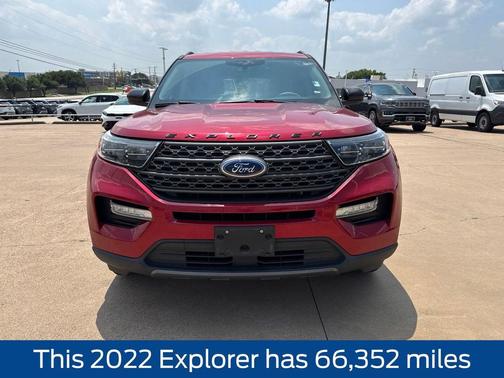 Rapid Red Metallic Tinted Clearcoat 2022 Ford Explorer XLT