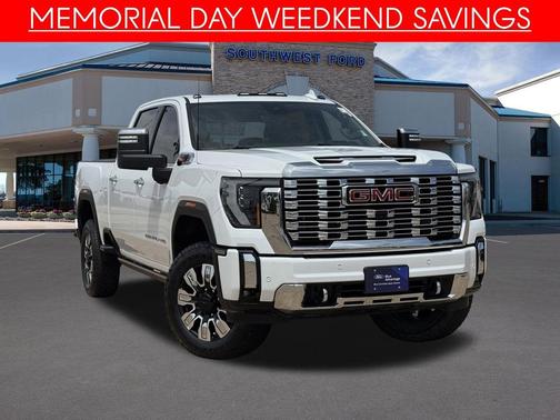 Summit White 2025 GMC Sierra 2500 Denali