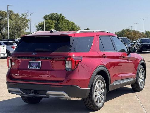Rapid Red Metallic Tinted Clearcoat 2026 Ford Explorer Platinum