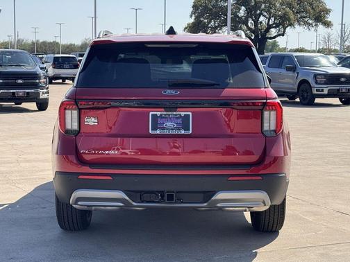 Rapid Red Metallic Tinted Clearcoat 2026 Ford Explorer Platinum