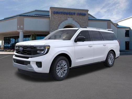 Star White Metallic Tri-Coat 2026 Ford Expedition Max Platinum