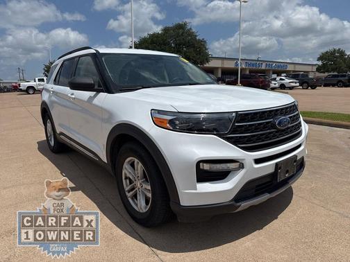 OXFORD WHITE 2020 Ford Explorer XLT