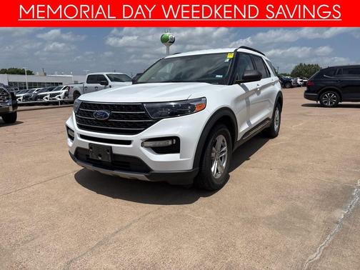 OXFORD WHITE 2020 Ford Explorer XLT