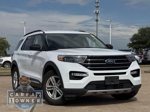 OXFORD WHITE 2020 Ford Explorer XLT