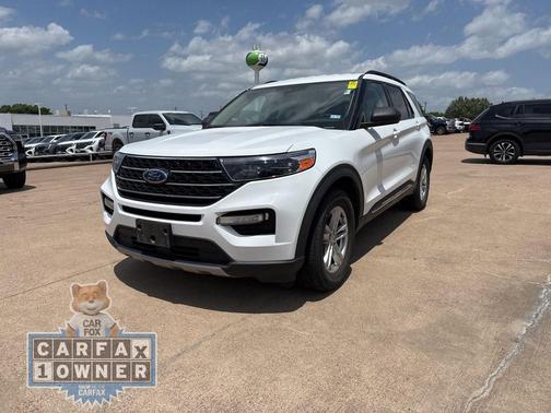 OXFORD WHITE 2020 Ford Explorer XLT