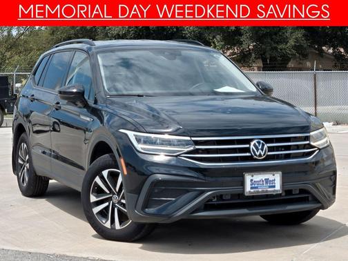 Deep Black Pearl 2024 Volkswagen Tiguan 2.0T S