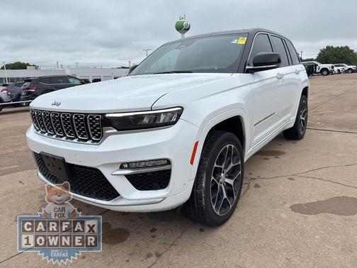 Bright White Clearcoat 2023 Jeep Grand Cherokee Summit