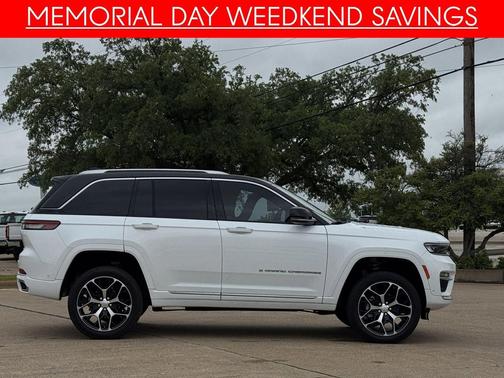 Bright White Clearcoat 2023 Jeep Grand Cherokee Summit