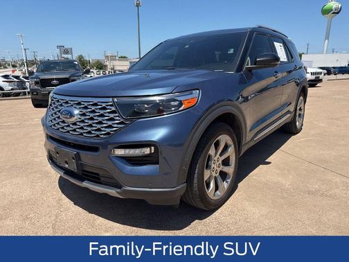 BLUE METALLIC 2020 Ford Explorer Platinum