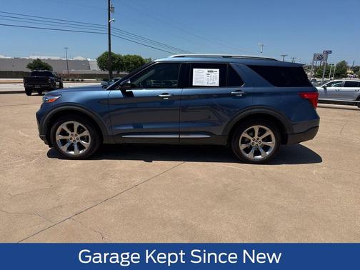 BLUE METALLIC 2020 Ford Explorer Platinum