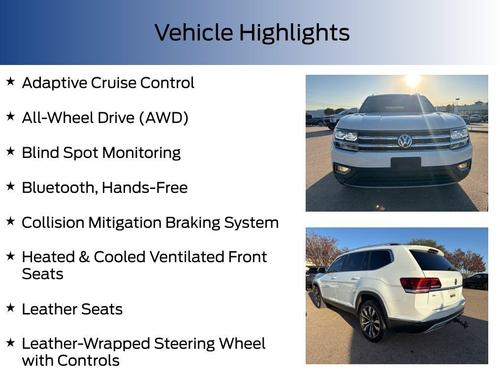 2019 Volkswagen Atlas 3.6L SEL Premium