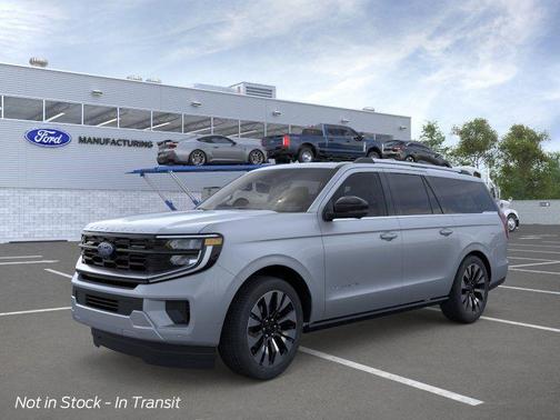 Glacier Gray Metallic Tri-Coat 2026 Ford Expedition Max Platinum
