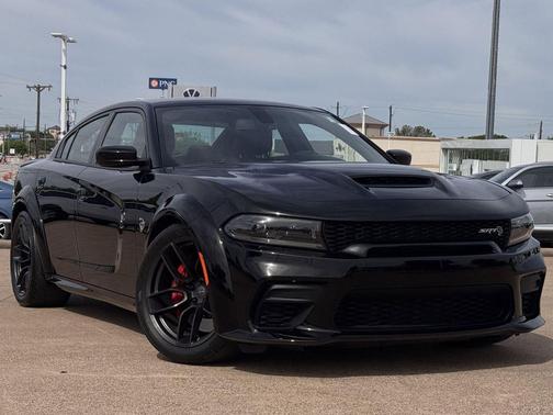 Pitch Black Clearcoat 2023 Dodge Charger SRT Hellcat Widebody Jailbreak