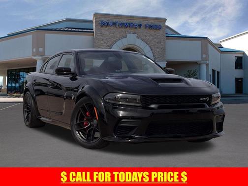 Pitch Black Clearcoat 2023 Dodge Charger SRT Hellcat Widebody Jailbreak