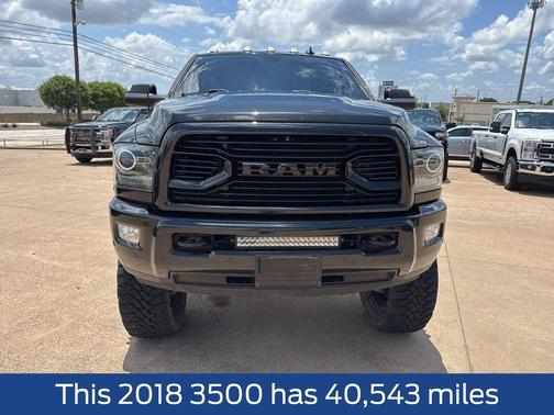 Black Clearcoat 2018 RAM 3500 Laramie